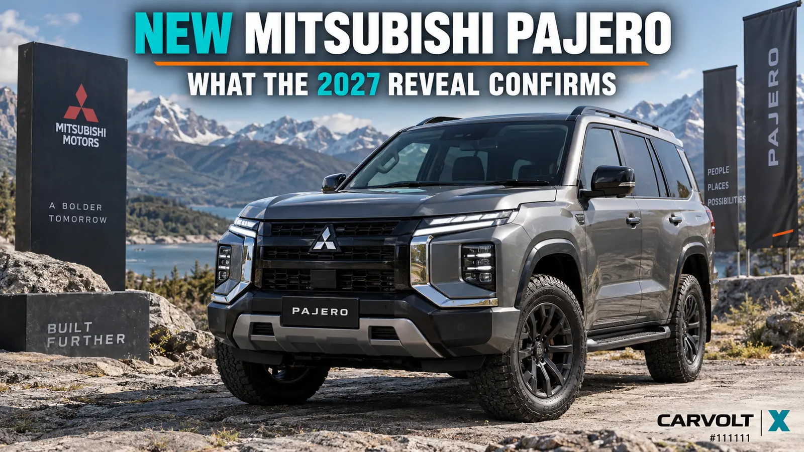 New Mitsubishi Pajero: What the September 2026 Reveal Confirmed