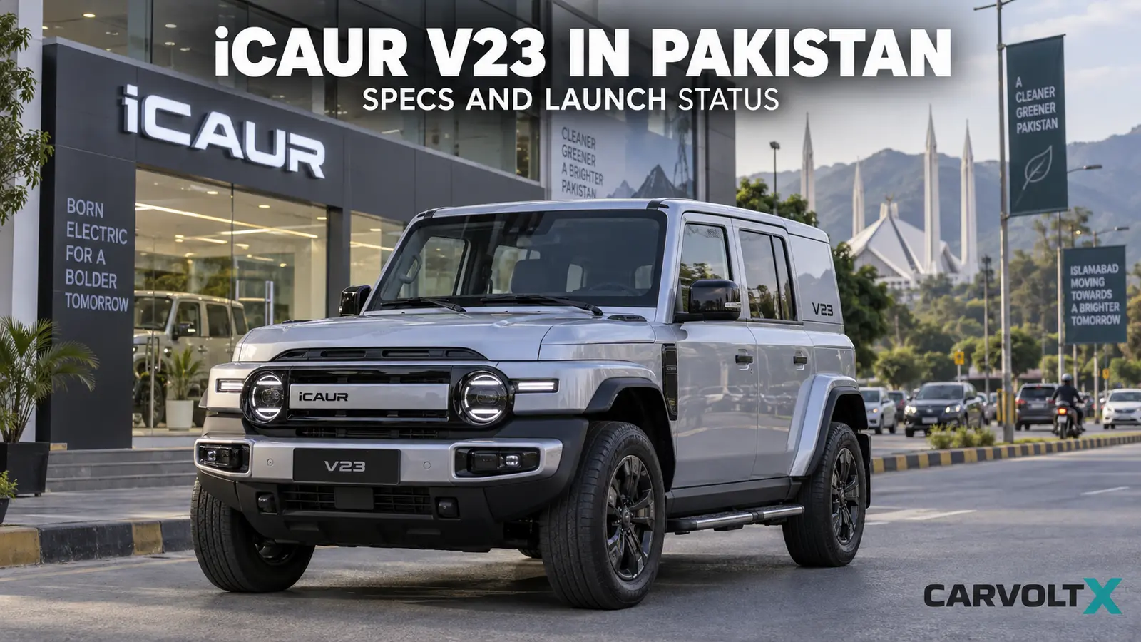iCAUR V23 in Pakistan: Specifications and Launch Status