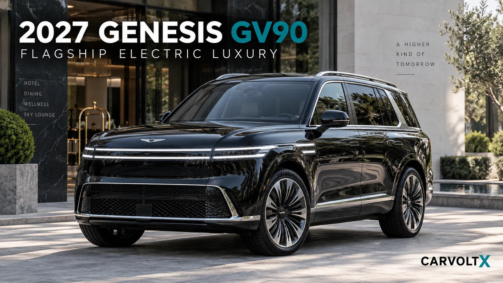 2027 Genesis GV90 Revealed as a Flagship Electric Luxury SUV