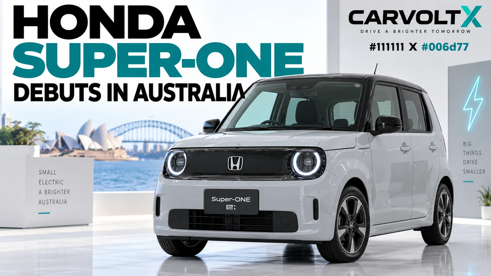Honda Super-ONE Debuts as Australia's Smallest Electric Car